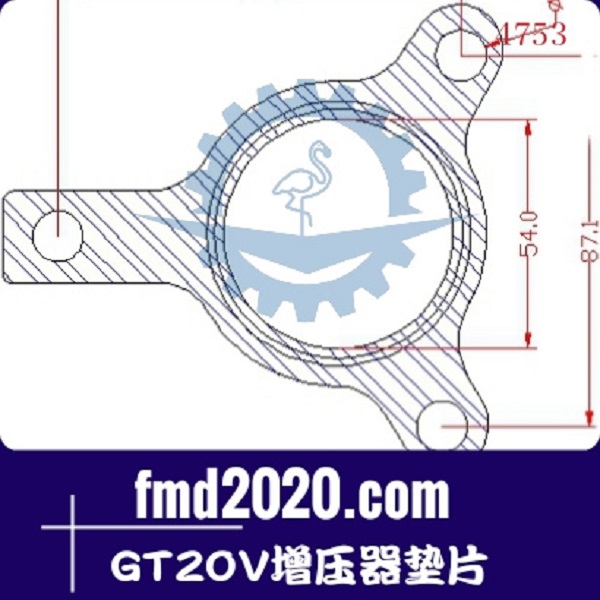 单钢压路机零件锋芒机械供应GT20V增压