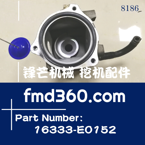 上海市挖掘机配件J08E发动机节温器下座16333-E01(图1)